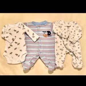 Carter’s brand preemie boy lot. Great condition!